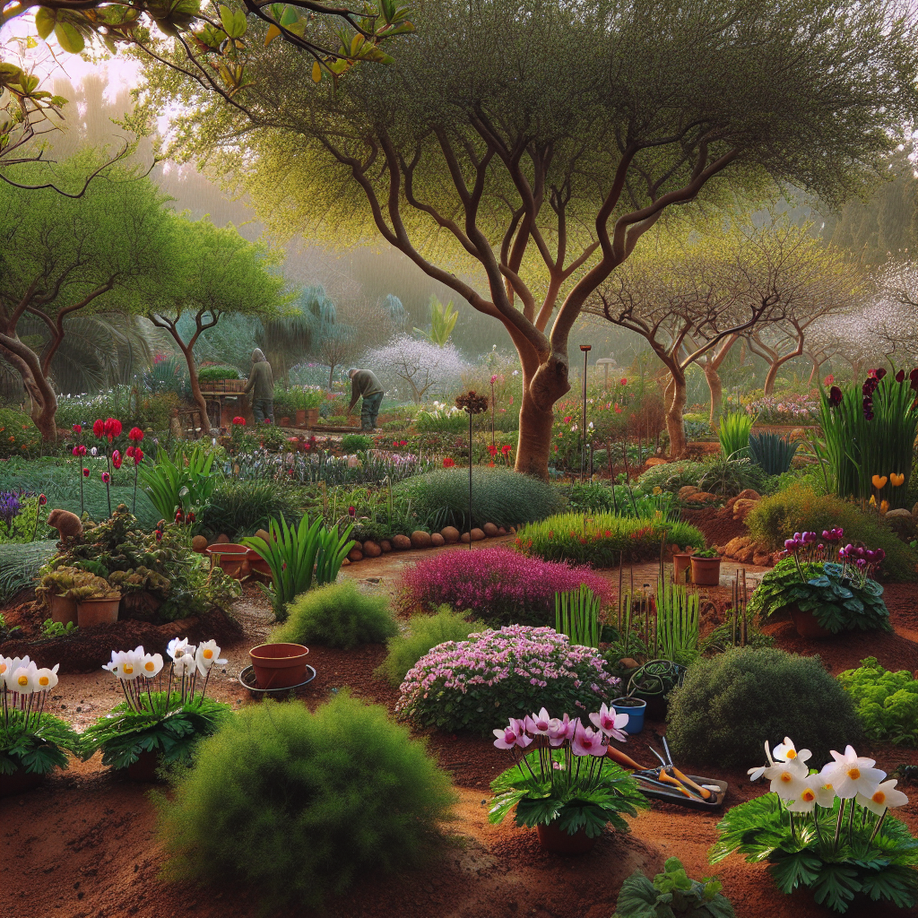 גינון בפברואר בחדרה: שדרוג גינת נוי בעונת החורף